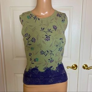 Jane Doe Sleeveless Floral Tank Size M